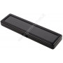 Edelsteindose 20X5x1.5 cm - matte silberne Farbe