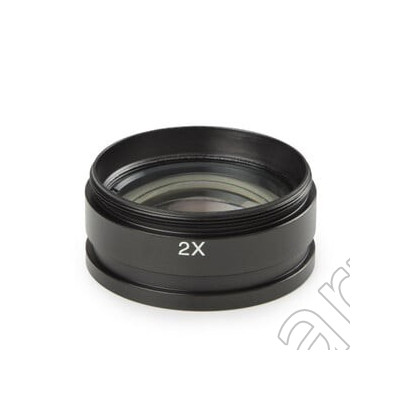 Vorsatzlinse 2x für Mikroskope