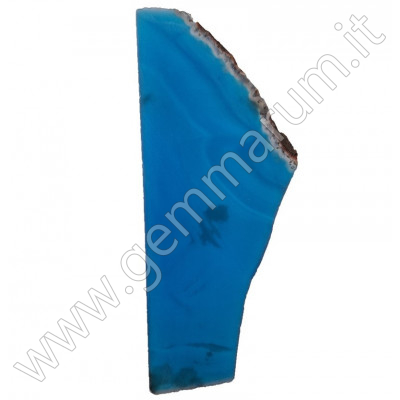 Blue agate slab