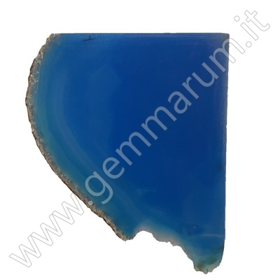 Blue agate slab