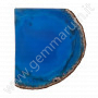 Blue agate slab