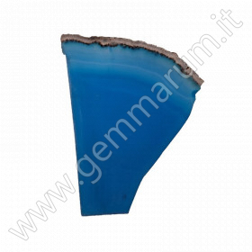 blaue Achat-Platte