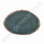 Green agate slab