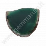Green agate slab