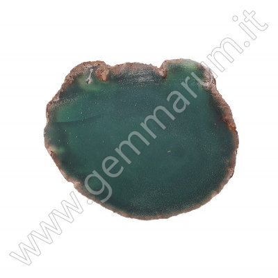 Green agate slab