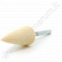 Filzpolierer Spitzkegel 10x15mm