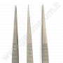 PINZETTA INOX CON SCANALATURA 1 pz