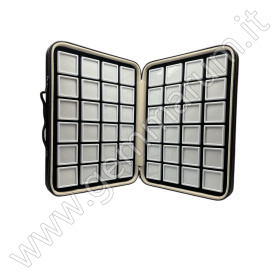 Tray with 48 boxes 4x4 - white