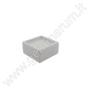 Edelsteindose 2X2 WEIß für Edelsteine