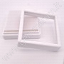 DISPLAY BOX 5X5 PLASTC WHITE
