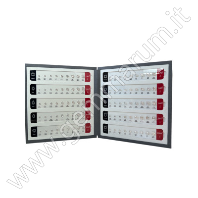 SET  DI COMPARAZIONE DIAMANTE VARIE FORME IN CZ