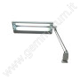 Dazor Lampe mit Klemme-zwei Neonlichter