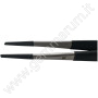 SET Pinzette INOX punta gommata - 2pz