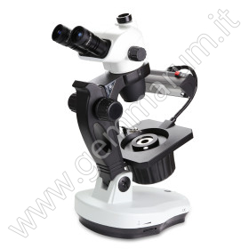 Microscope for Gemology - Trinocular 6.7 - 45 x zoom range