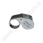 TRIPLET LOUPE CHROME10x 18mm