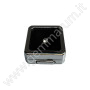 Shiny Silver box 4X4x1.5 cm