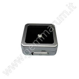 Scatolina Metallo 4X4x1.5 cm - Argento Opaco