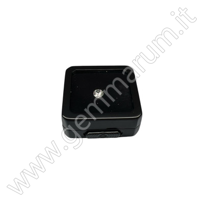Scatolina Metallo 4X4x1.5 cm - Nero Opaco