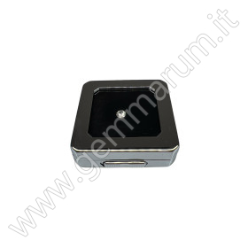 Shiny Silver box 5.5X5.5x1.5 cm