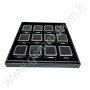 Etui mit 12 MetallDosen - Shiny Silver