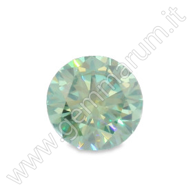 MOISSANITE Ø6.5MM GREEN