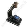 Leather LED display - black