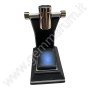 Espositore LED in pelle - nero