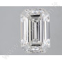 CVD LAB GROWN DIAMOND EMERALD CUT