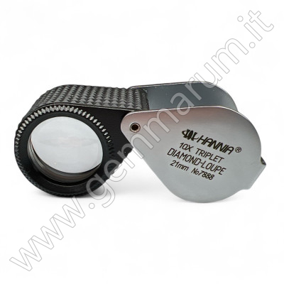 TRIPLET LOUPE 10x - 21mm - rubber grip