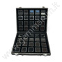 40 Gem Display Box with Deluxe Carry Case - black