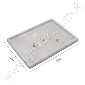 Velvet Ring Display Tray – 30 × 22 cm