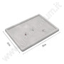 Samt-Displaytablett für Ringe – 30 × 22 cm