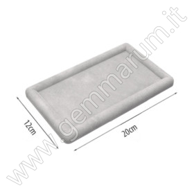 Velvet Ring Display Tray – 20 × 12 cm