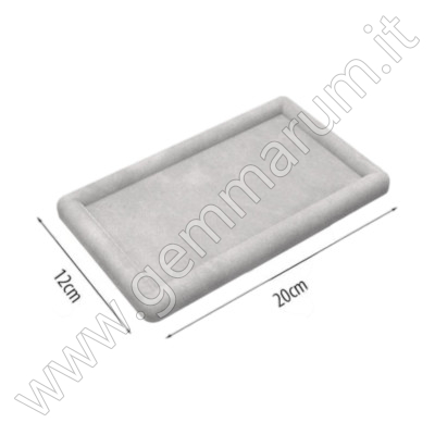 Velvet Ring Display Tray – 20 × 12 cm