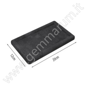 Samt-Displaytablett für Ringe – 20 × 12 cm