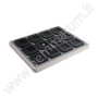 Deluxe Diamond Boxes in a Luxury Tray Set - 12 black boxes