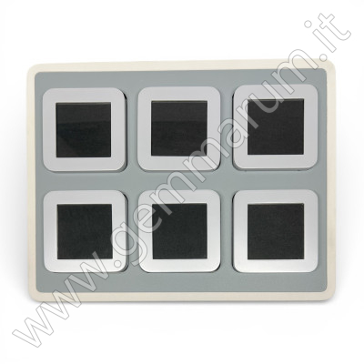 Large Deluxe Wooden Diamond Display Box Tray set - 6 grey boxes