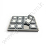 Deluxe Diamond Boxes in a Luxury Tray Set - 12 grey boxes