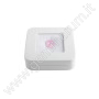 Wooden gemstone display box  66 × 66 × 25 mm