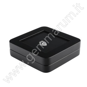 Wooden gemstone display box  88 ×88 × 25 mm