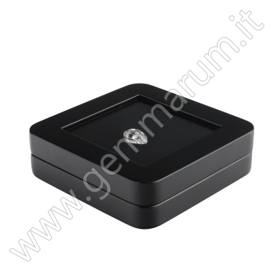 Edelstein-Präsentationsbox aus Holz 88 ×88 × 25 mm