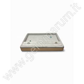 Velvet Display Tray with Gold Edge