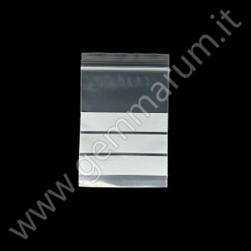 FLACHBEUTEL 8x12 cm mit drei Beschriftungsstreifen