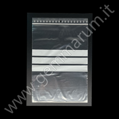 BUSTINE 18X25 cm con tre bande bianche