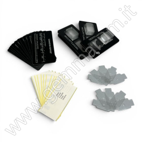 Starter Kit 10 Blister Neri Piccoli 75x40mm