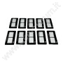 Security Seals for precious Stones - Starter Kit 10  - black Small 75x40mm