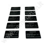 Starter Kit 10 Blister Neri Piccoli 75x40mm
