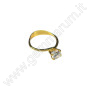 Anello portapietra oro per pietre da 0.50 a 2.0 ct