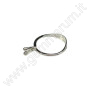 Silver stone holder ring for stones from 0.50 to 2.0 ct
