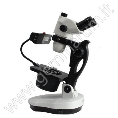 MICROSCOPE FOR GEMOLOGY -  Trinocular 6.5-55x